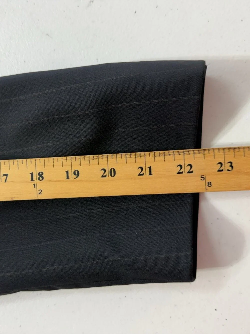 Ermenegildo Zegna Super 100s Wool Pinstripe Blazer Men’s Black Charcoal Jacket